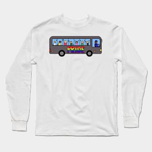 Gay rainbow lgbtq rights freedom bus Long Sleeve T-Shirt